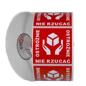Akcesoria do pakowania - Etykiety z Nadrukiem Pakova "Nie Rzucać Paczka" 1000 szt. - miniaturka - grafika 1