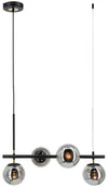 Lampy sufitowe - Vega lampa wisząca 4xE14 czarna/złota 3403/4 BL TR - miniaturka - grafika 1