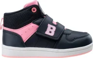 Buty dla dziewczynek - Bejo Dziecięce sneakersy Bejo BARDO KIDS navy/pink/rabbit rozmiar 27 - miniaturka - grafika 1