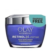 Kremy do twarzy - Olay Regenerist Retinol-24 Krem nawilżający do twarzy na noc, bezzapachowy, 1.7 uncji - miniaturka - grafika 1