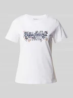 Koszulki i topy damskie - T-shirt o kroju regular fit z okrągłym dekoltem model ‘ROSALIND’ - miniaturka - grafika 1