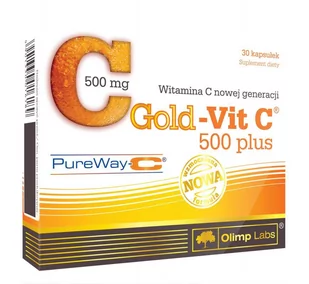 Olimp Gold-Vit C 500 plus 30kap - Przeziębienie i grypa - miniaturka - grafika 1