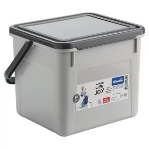 Rotho Pojemnik na proszek tabletki 3kg 4,5L Rotho szary CEN-72766 - Ściereczki, gąbki, czyściki - miniaturka - grafika 1