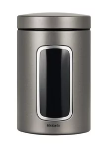Brabantia Pojemnik kuchenny 1,4l z okienkiem platynowy - Pojemniki kuchenne - miniaturka - grafika 4