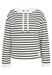 Betty & Co Damski sweter 2885/3072, krótki rękaw 1/2, kremowy/czarny, 36 (DE), kremowy/czarny. - Swetry damskie - miniaturka - grafika 1