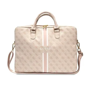 Guess Torba GUCB15P4RPSP 16" różowy/ pink 4G Printed Stripes - Torby na laptopy - miniaturka - grafika 3