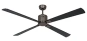 Wentylatory sufitowe - Energooszczędny wentylator sufitowy z pilotem Eco Neo III WiFi 152 cm brązowe łopatki czarny / teak - miniaturka - grafika 1