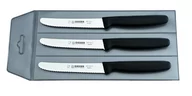 Noże kuchenne - Giesser zestaw 3 noży 8365 czarny 11cm - miniaturka - grafika 1