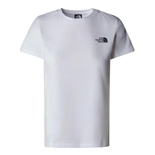 Koszulka The North Face Redbox 0A87NMFN41 - biała - Koszulki sportowe damskie - miniaturka - grafika 1