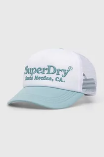 Czapki damskie - Superdry czapka z daszkiem z aplikacją - grafika 1