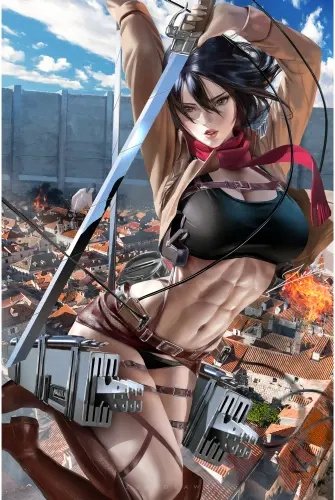 Plakat Anime Attack on Titan aot_991 A2 (custom)