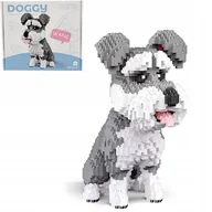 Klocki - Klocki konstrukcyjne Doggy Sznaucer 3D Piesek Zestaw Kolekcja - miniaturka - grafika 1