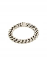 Bransolety męskie - GUESS Bransoletka męska srebrna r L - miniaturka - grafika 1