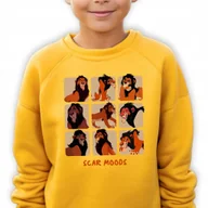Bluzy męskie - BLUZA ŻÓŁTA Dziecięca Na Urodziny Dla Fana Króla Lwa SCAR MOODS Wzory - 116 - miniaturka - grafika 1