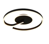 Lampy sufitowe - CALLE R63631132 lampa sufitowa czarna spirala LED 21W CCT 3stepDim - miniaturka - grafika 1