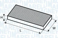 Filtry kabinowe - Filtr kabinowy MAGNETI MARELLI BCF380 CU3337 BCF380 - miniaturka - grafika 1