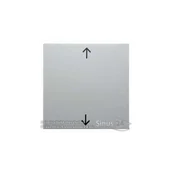 Klawisze i ramki - Hager polo Klawisz z nadrukiem symbolu strzałki śnieżnobiały S.1/B.1/B.3/B.7 Glas 16201919 16201919 - miniaturka - grafika 1