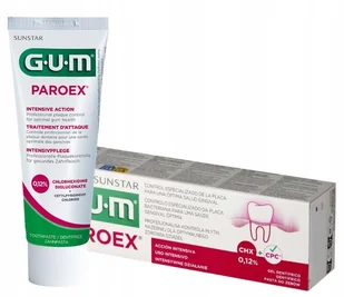 Pasta do zębów Gum Paroex z chlorheksydyną 0,12% intensywne działanie 75 ml - Pasty do zębów - miniaturka - grafika 1