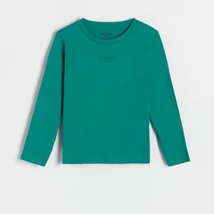 Reserved - Koszulka longsleeve z nadrukiem - morski - Bluzki dla chłopców - miniaturka - grafika 1