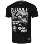 Koszulki sportowe męskie - Pit Bull T-Shirt Koszulka Lekka Drive Black - miniaturka - grafika 1