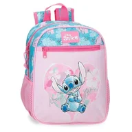 Plecaki szkolne i tornistry - Joumma Disney Heart Stitch Plecak szkolny Różowy 23x28x10 cms 6,44L Poliester, Różowy kolor, Talla única, plecak szkolny - miniaturka - grafika 1