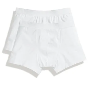 Szorty męskie Classic Shorty 2-PACK Fruit Of The Loom - Biały S - Majtki męskie - miniaturka - grafika 1