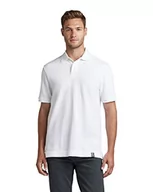 Koszulki męskie - G-STAR RAW Męska koszulka polo Essential Polo, biała (White D287-110), XS, biały (White D287-110), XS - miniaturka - grafika 1