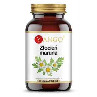 YANGO Yango Złocień Maruna 470 mg 90 k ból głowy YA419 - Suplementy naturalne - miniaturka - grafika 1