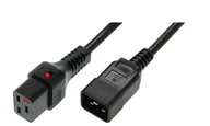 Kable komputerowe i do monitorów - Assmann Kabel zasilający serwerowy IEC LOCK 3x1,5mm2 Typ IEC C20 prosty/IEC C19 prosty M/Ż 2m czarny IEC-PC1285 - miniaturka - grafika 1