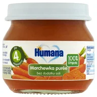 Desery dla dzieci - Humana 100% Organic Marchewka puree - 80g - miniaturka - grafika 1