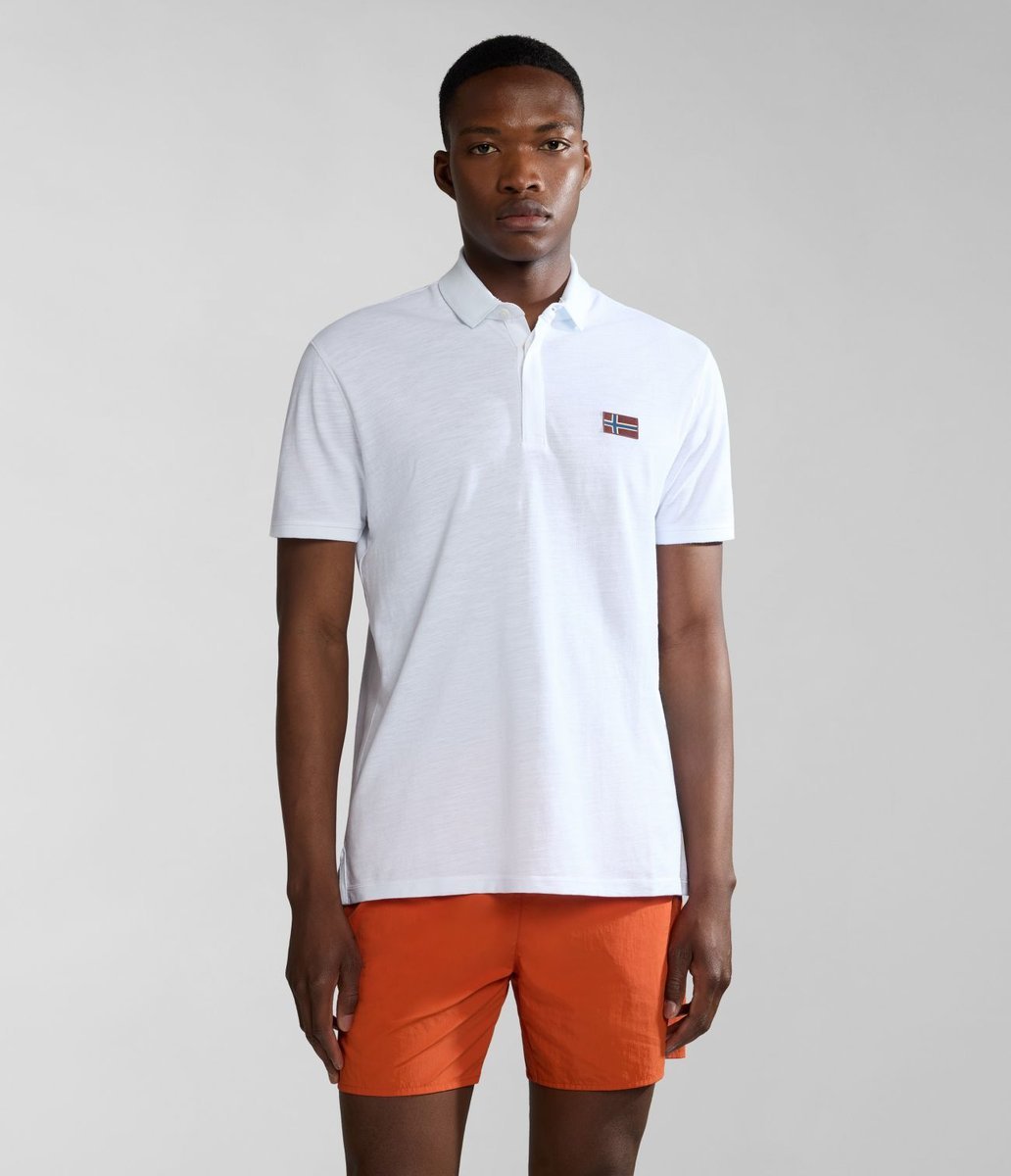 polo uomo napapijri ebea 2 np0a4hpy 002 bright white