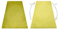 Dywany - Dywan do prania MOOD 71151040 nowoczesny - limonka zielony 140x200 cm - miniaturka - grafika 1