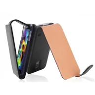 Etui i futerały do telefonów - Etui Cadorabo do Samsung Galaxy S5 / S5 NEO w kolorze KAVIAR BLACK Etui na telefon komórkowy z klapką wykonane z gładkiej imitacji skóry Etui ochronne Etui z klapką w stylu książki - miniaturka - grafika 1