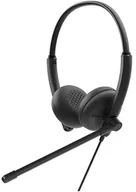 Słuchawki - Dell Headset WH125 Built-in microphone Wired Black - miniaturka - grafika 1