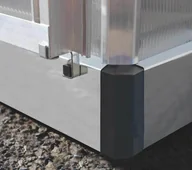 Szklarnie ogrodowe - Palram - szklarnia plastikowa Canopia Essence 8x20 srebrna 607x244x229 cm - miniaturka - grafika 1