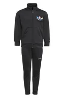 Kombinezony dla dzieci - Dres dziecięcy Adidas Adicolor bluza spodnie czarny komplet-128 - miniaturka - grafika 1