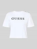 Koszulki i topy damskie - T-shirt krótki z logo model ‘MARINA’ - miniaturka - grafika 1