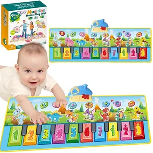 DLA NAJMŁODSZYCH 2W1 MATA MUZYCZNA MELODIE - Maty edukacyjne - miniaturka - grafika 1