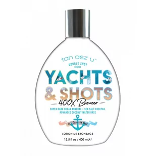 Tan Asz U, Double Shot Yachts & Shots, Bronzer do opalania, 400 ml - Samoopalacze - miniaturka - grafika 1