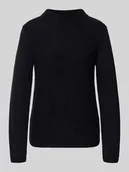 Swetry damskie - Sweter z dzianiny o kroju regular fit z czystej bawełny - miniaturka - grafika 1