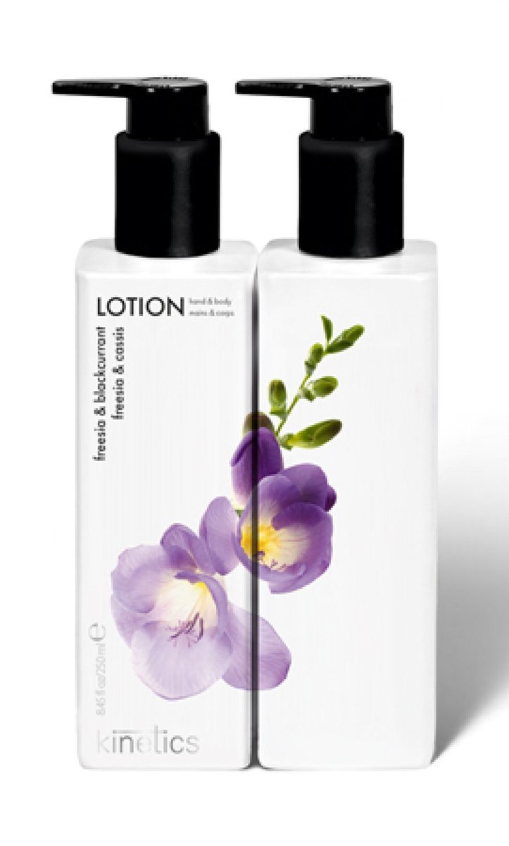 Kinetics Hand & Body Lotion FREESIA & BLACKCURRANT balsam do rąk i ciała 25
