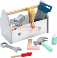 Mały majsterkowicz - FISHER PRICE MAŁY MAJSTERKOWICZ zestaw drewnianych zabawek narzędzia HYG50 - miniaturka - grafika 1