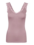 Koszulki i topy damskie - Vero Moda Top "Rosa" w kolorze pudroworóżowym - miniaturka - grafika 1