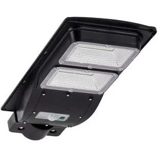 Polux STREET-6 z czujnikiem PIR, czarny Naświetlacz Solarny LED 315502 315502 - Lampy ogrodowe - miniaturka - grafika 1