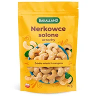 Batony proteinowe - BAKALLAND Nerkowce Solone Orzechy 70g - miniaturka - grafika 1