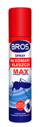 Zwalczanie i odstraszanie szkodników - Bros Spray na komary i kleszcze MAX 90ml marki 208 A - miniaturka - grafika 1