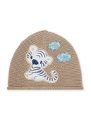 Czapki dla dzieci - United Colors Of Benetton Czapka 6V22AA007 Beżowy - miniaturka - grafika 1