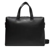Torby na laptopy - Torba na laptopa Calvin Klein Ck Premium Leather Laptop Bag K50K512939 Czarny - miniaturka - grafika 1