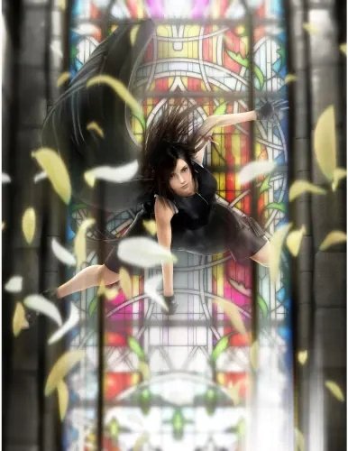 Plakat Anime Final Fantasy VII ff7_002 A2 (custom)