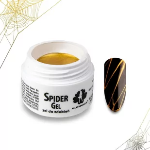 Spider Gel Allepaznokcie Gold żel uv do zdobień - Żele do paznokci - miniaturka - grafika 1